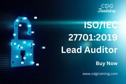 ISO/IEC 27701:2019 Lead Auditor cover