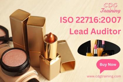 ISO 22716:2007 Lead Auditor cover