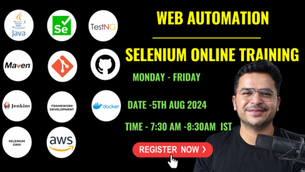 Selenium Online Training With Framework And Interview Preparation - Aug ...