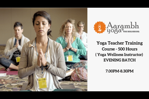 Yoga Teacher Training Course - 500 Hours ( Yoga Wellness Instructor) EVENING BATCH cover