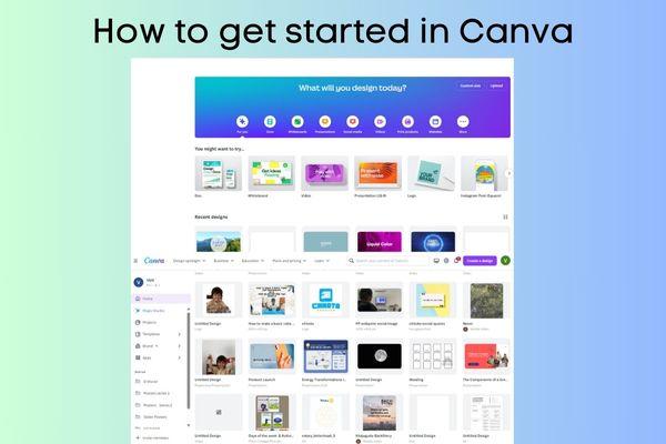 How to get started in Canva cover
