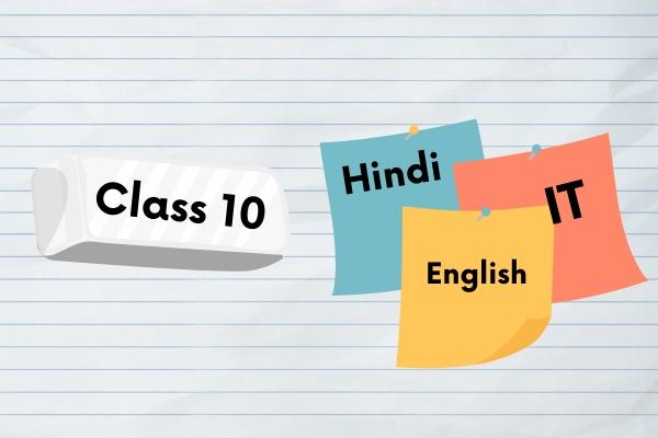 Hindi, English & IT (10th)