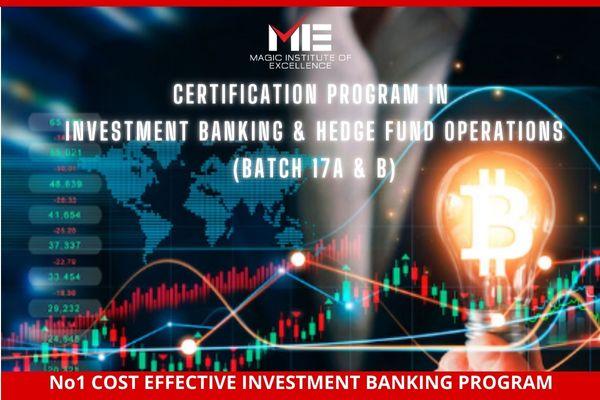 Certification Program in Investment Banking & Hedge Fund Operations (Batch -17A & B) cover