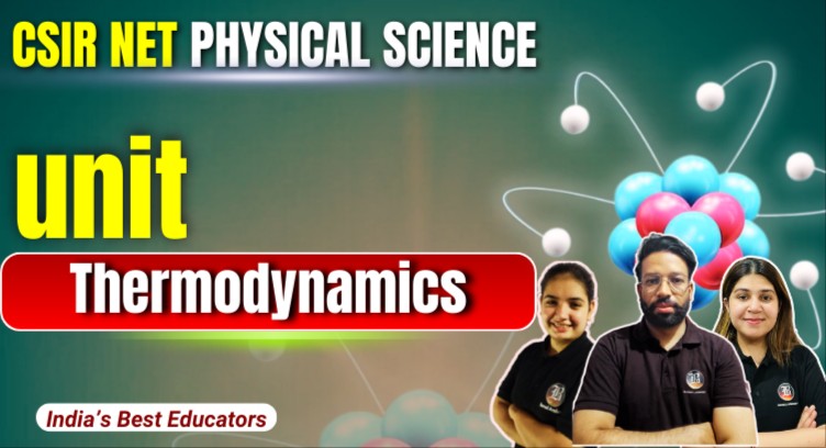 Thermodynamics and statistical Physics CSIR NET Physics recorded cover