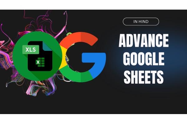 Advance Google Sheets (In Hindi) cover