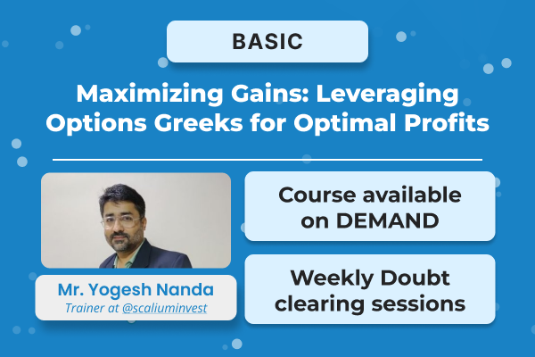 Maximizing Gains: Leveraging Options Greeks for Optimal Profits with Yogesh Nanda cover