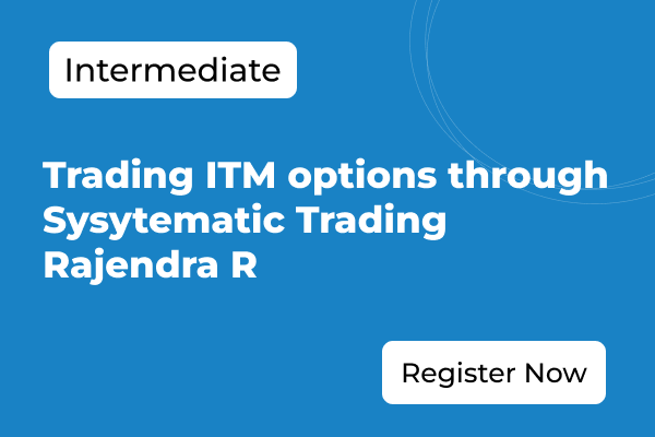 Trading ITM options through Sysytematic Trading Rajendra R cover