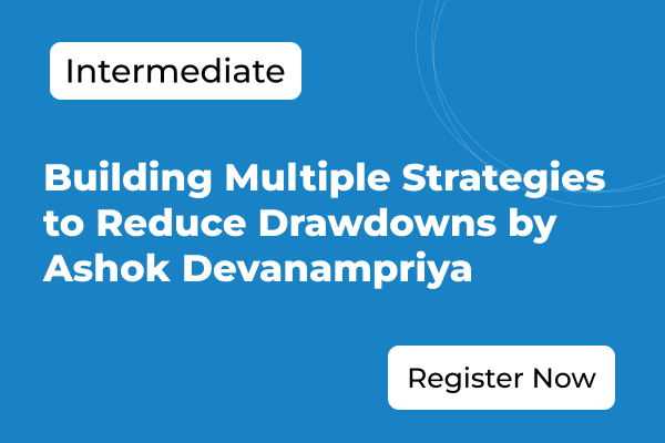 Building Multiple Strategies to Reduce Drawdowns by Ashok Devanampriya cover