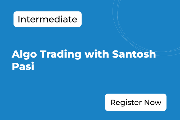 Algo Trading with Santosh Pasi cover
