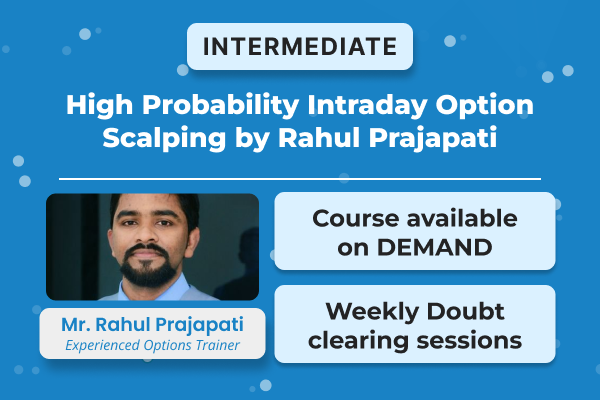 High Probability Intraday Option Scalping by Rahul Prajapati cover