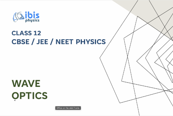 Wave Optics | Understanding Physics Series cover
