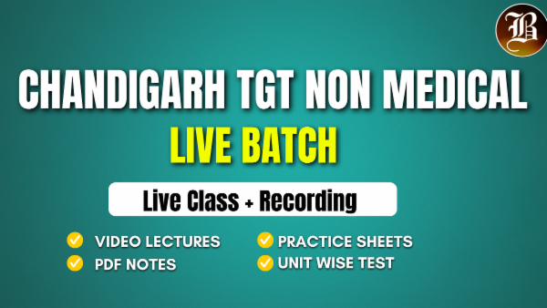 Chandigarh TGT Non Medical Live Batch cover