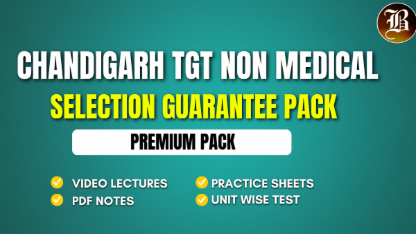 CHANDIGARH TGT NON MEDICAL SELECTION GUARANTEE BATCH cover