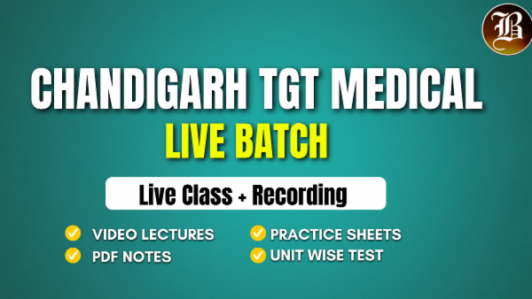 Chandigarh TGT Medical Live Batch cover