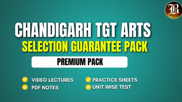 CHANDIGARH TGT ARTS SELECTION GUARANTEE BATCH cover