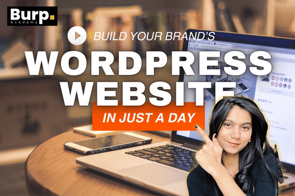 Build a stunning WordPress website for your brand within a day! cover