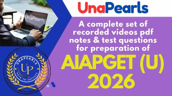 AIAPGET (Unani) 2025-26 Batch cover