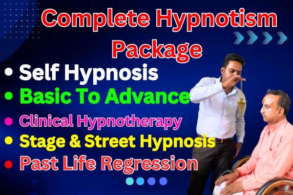 Complete Hypnotism > Self, Basic To Advance, Clinical, Rapid, Stage & Street , Past Life Courses cover