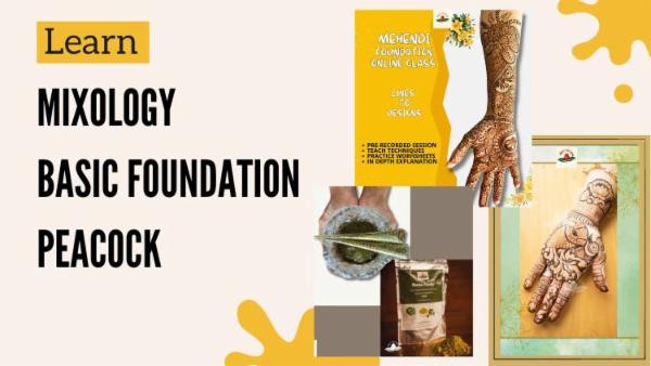 Learn mehendi : Mixology | Basic | Advance peacock cover