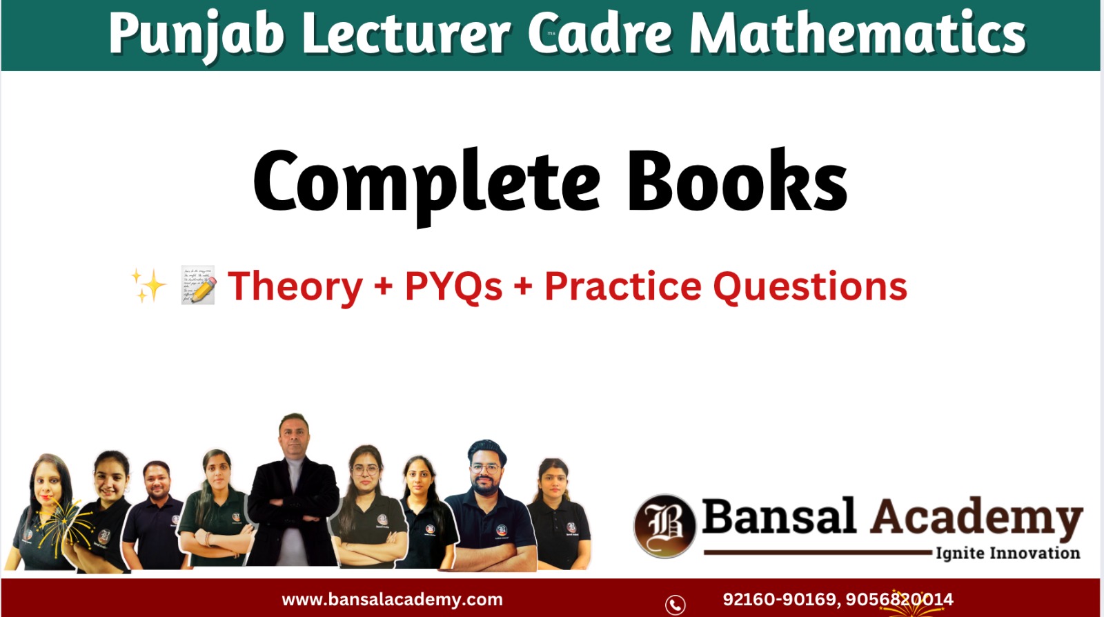Lecturer Cadre Mathematics Books (Study Material ) cover