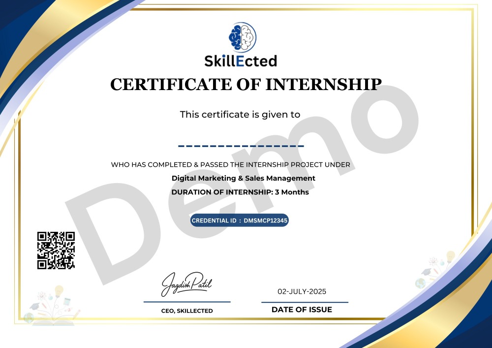 Internship Completion Certificate