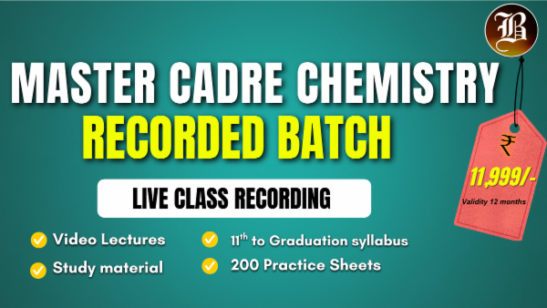 MASTER CADRE CHEMISTRY RECORDED BATCH OF LIVE CLASS cover