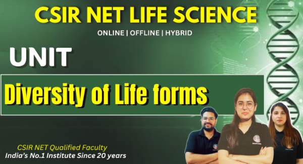 Diversity of Life forms CSIR NET Life Science Recorded Batch cover