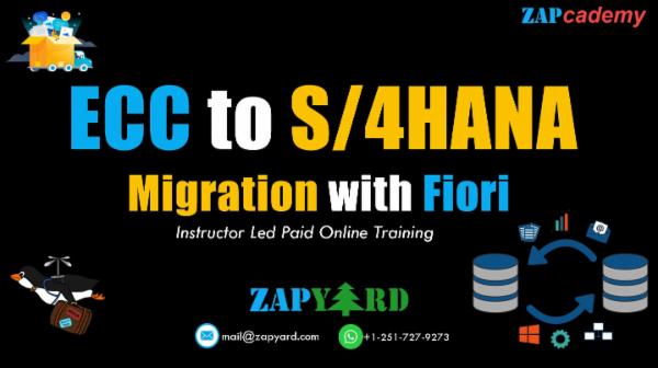 SAP ECC to S/4HANA Migration with SAP Fiori cover