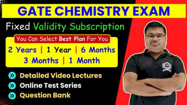 GATE Chemistry Fix Validity Subscription cover