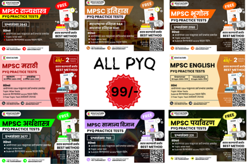All GS PYQ Practice Tests cover