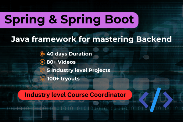 Spring framework & Spring Boot cover