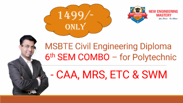 6th Semester Diploma Civil Engineering MSBTE cover