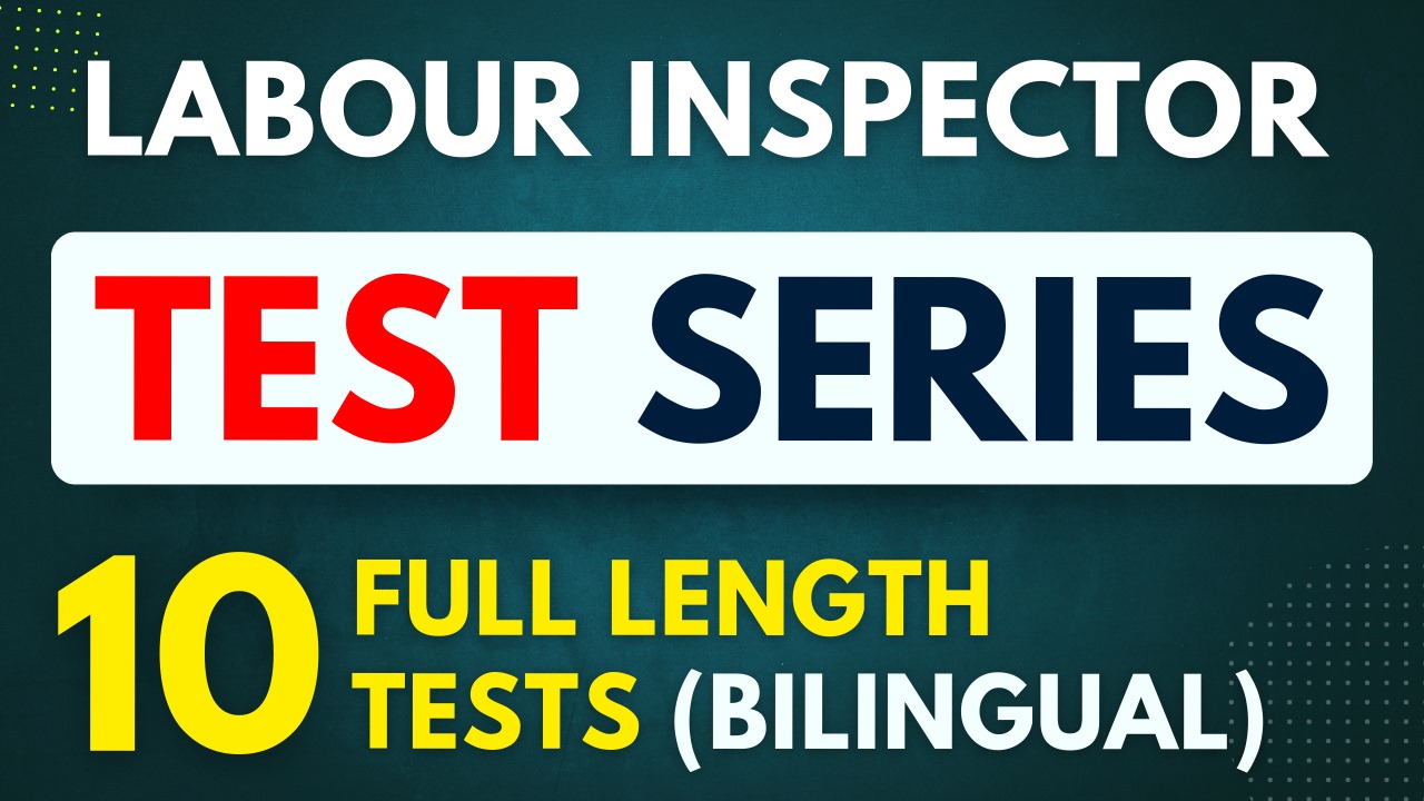 PSSSB Labour Inspector Test Series ( Punjabi + English ) cover