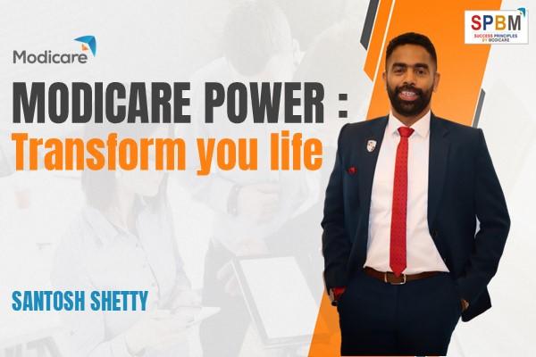 Modicare Power: Transform Your Life - SANTOSH SHETTY cover