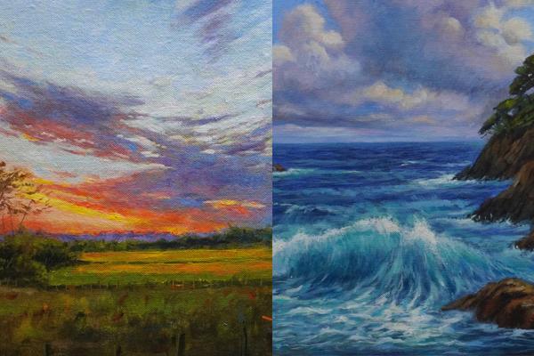 Acrylic Landscape Painting Masterclass : For All Skill Levels cover