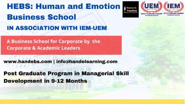 Post Graduate Program in Managerial Skill Development recognised and in association with IEM-UEM cover