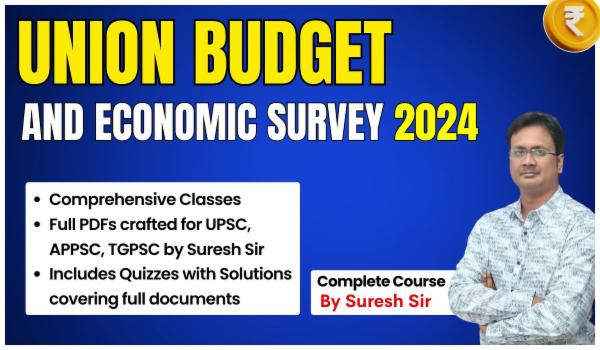 Union Budget and Economic Survey 2024 cover