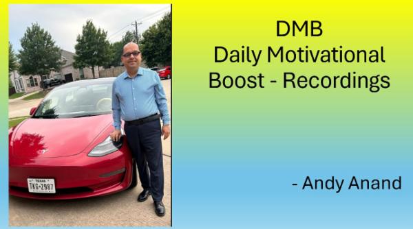 DMB - Daily Motivational Boost Recordings cover