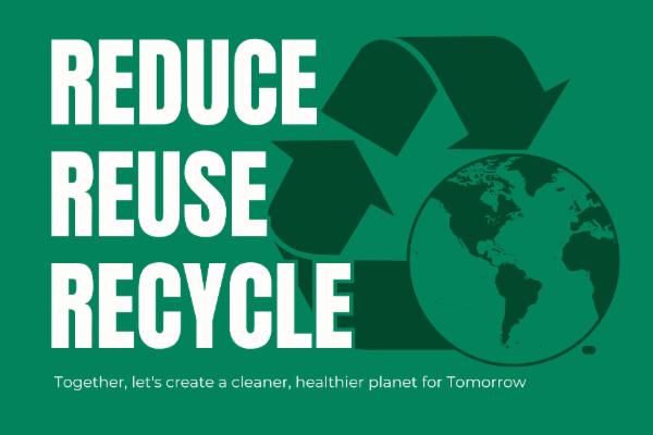 Sustainable Living: Mastering the 3 R's - Reduce, Reuse, Recycle cover
