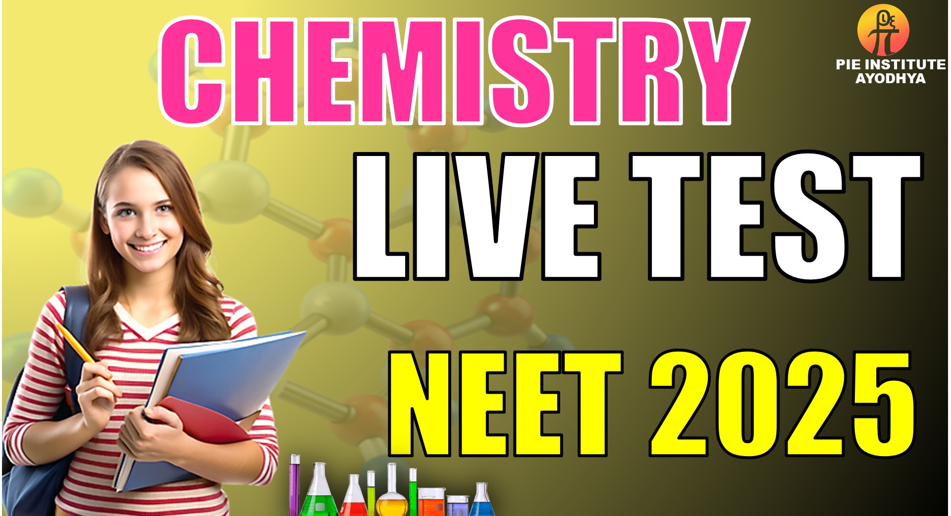 CHEMISTRY TEST SERIES FOR NEET 2025 cover