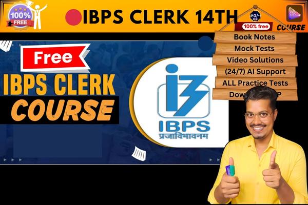IBPS CLERK 14TH COURSE  cover