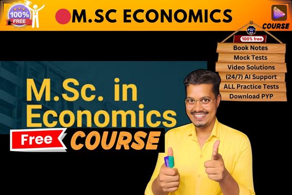 M.SC ECONOMICS COURSE  cover