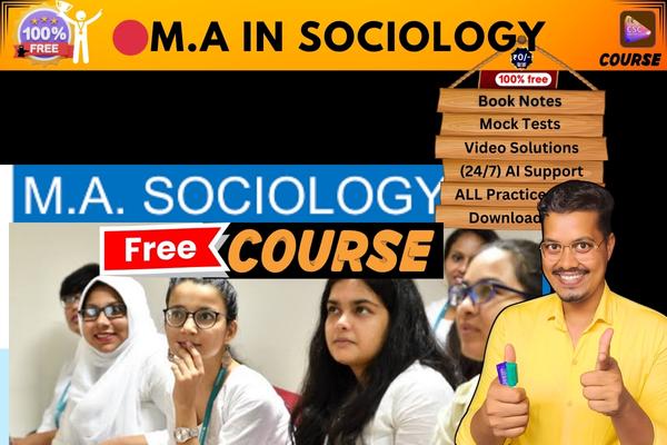M.A IN SOCIOLOGY COURSE  cover