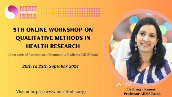 5th Online Workshop on Qualitative Methods in Health Research cover