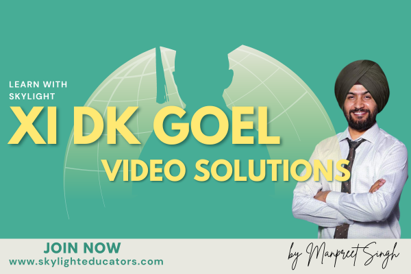 XI Accountancy DK Goel Solutions cover