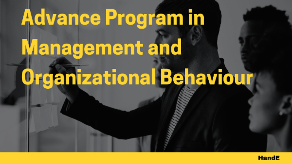 Advance Program in Management and Organisational behaviour cover