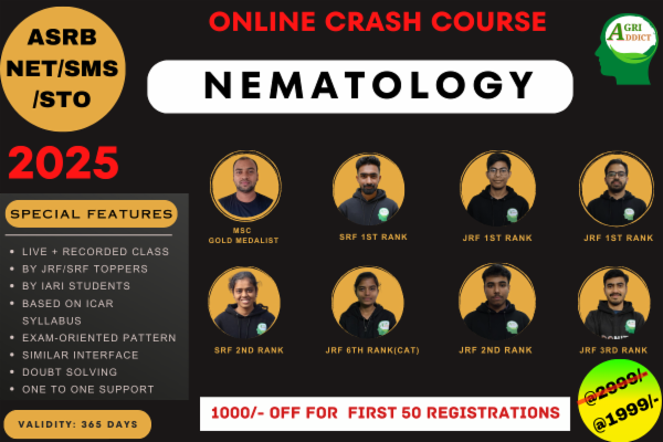 Nematology Paid Online Master Course for ASRB-NET/SMS/STO cover