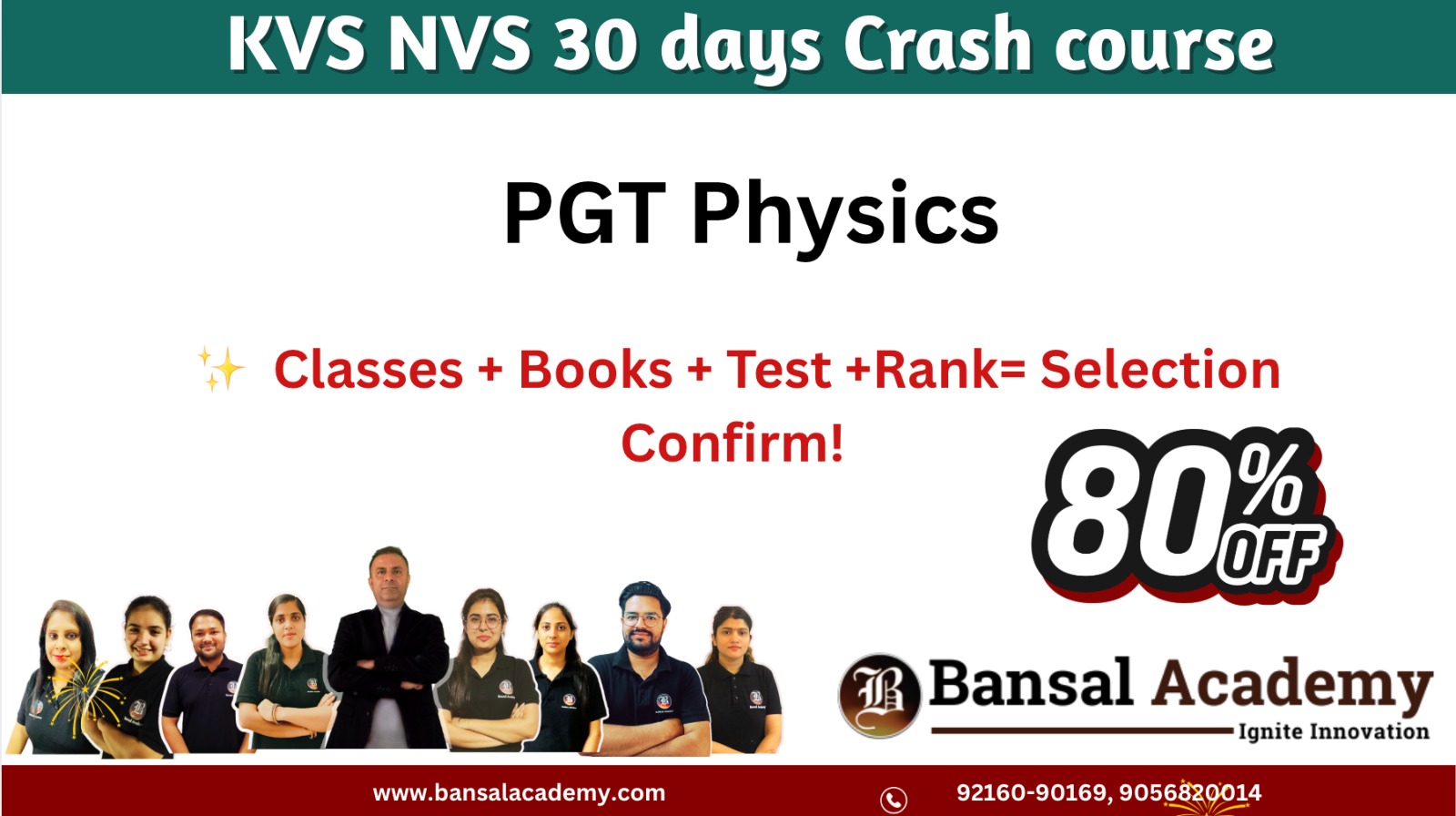 KVS NVS PGT PHYSICS BATCH