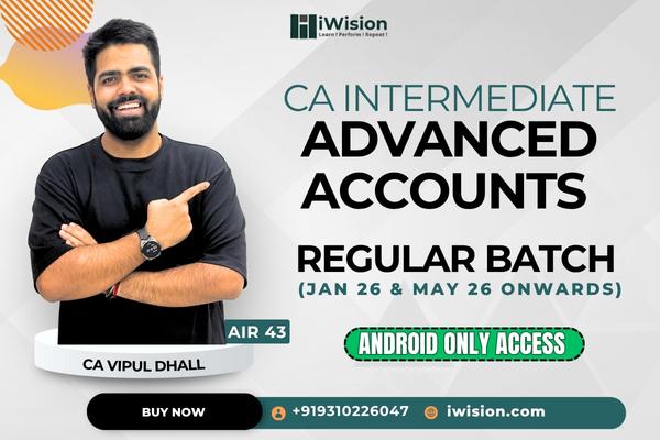CA Inter Advanced Accounting - Android Only cover