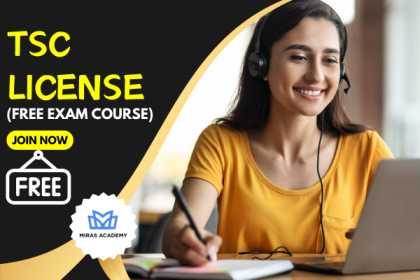 TSC License (Free Exam Course) cover